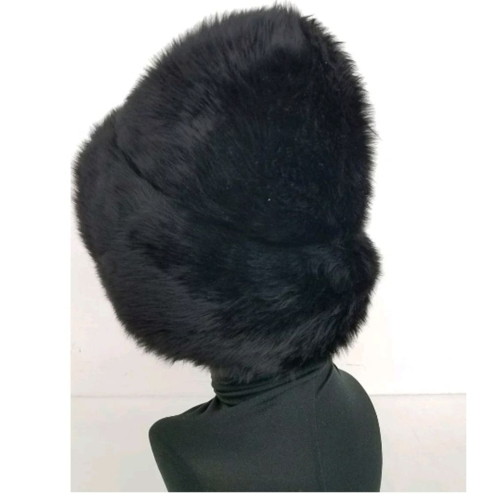 Yves Saint Laurent Black Faux Fur on Suede - Picture 2 of 8